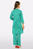 Sea Green Embroidered Teens 2PC