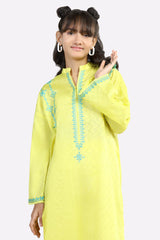 Light Green Embroidered Teens 2PC