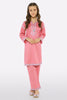 Pink Embroidered Teens 2PC