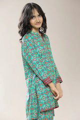 Printed Green Teens 2Pc