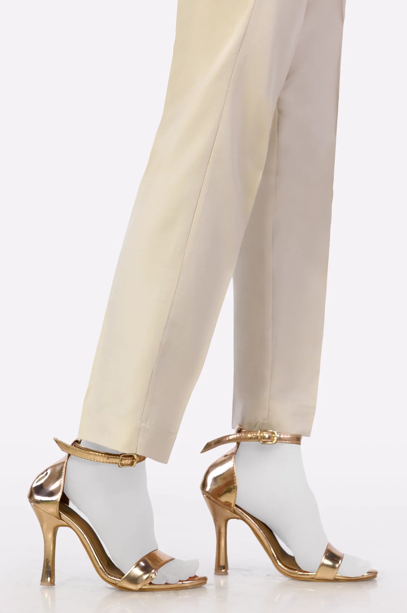 Women Classic Beige Pant Trouser