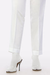 Women Plain White Pant Trouser