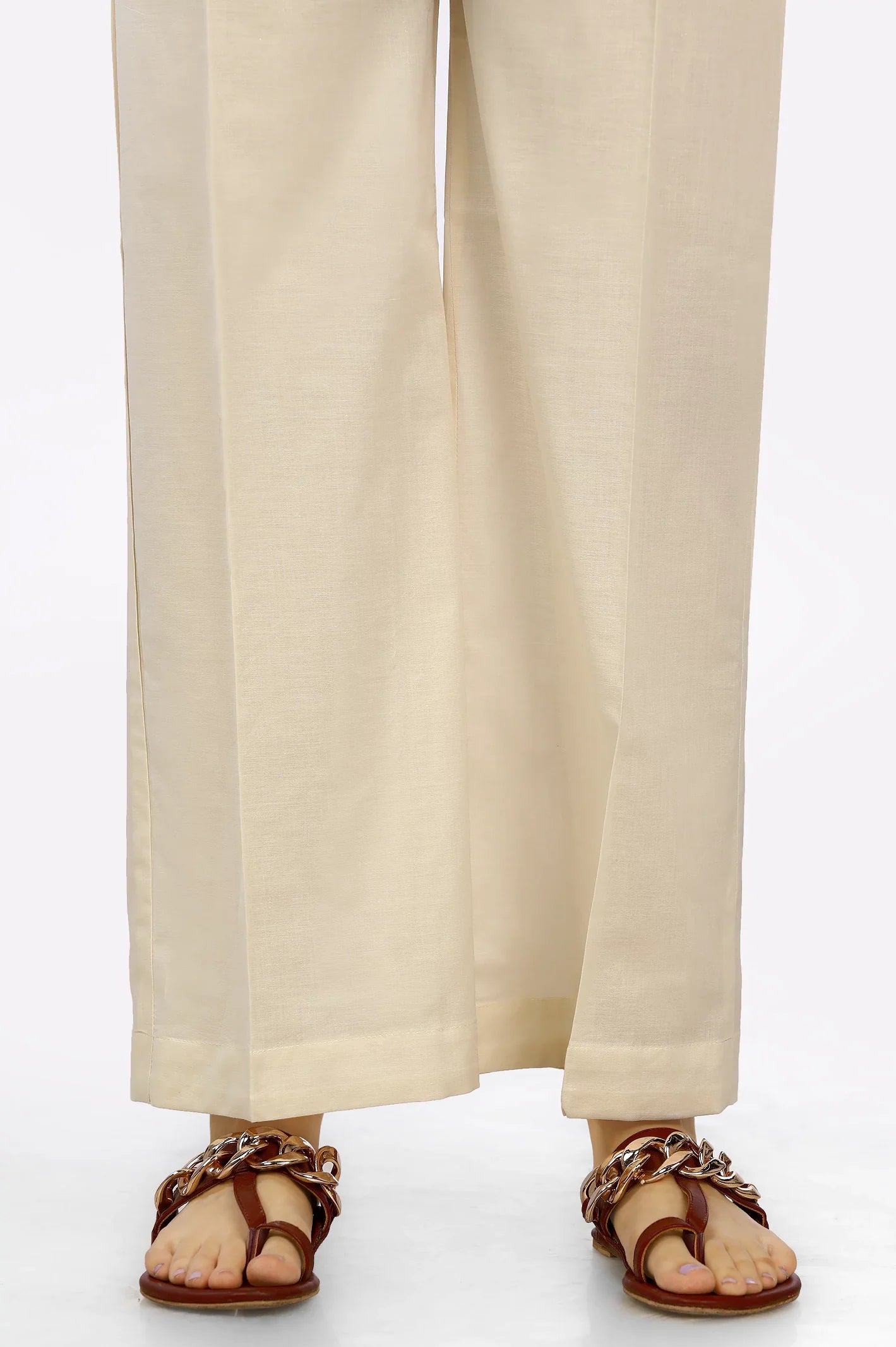 Beige Cambric Trouser - Diners