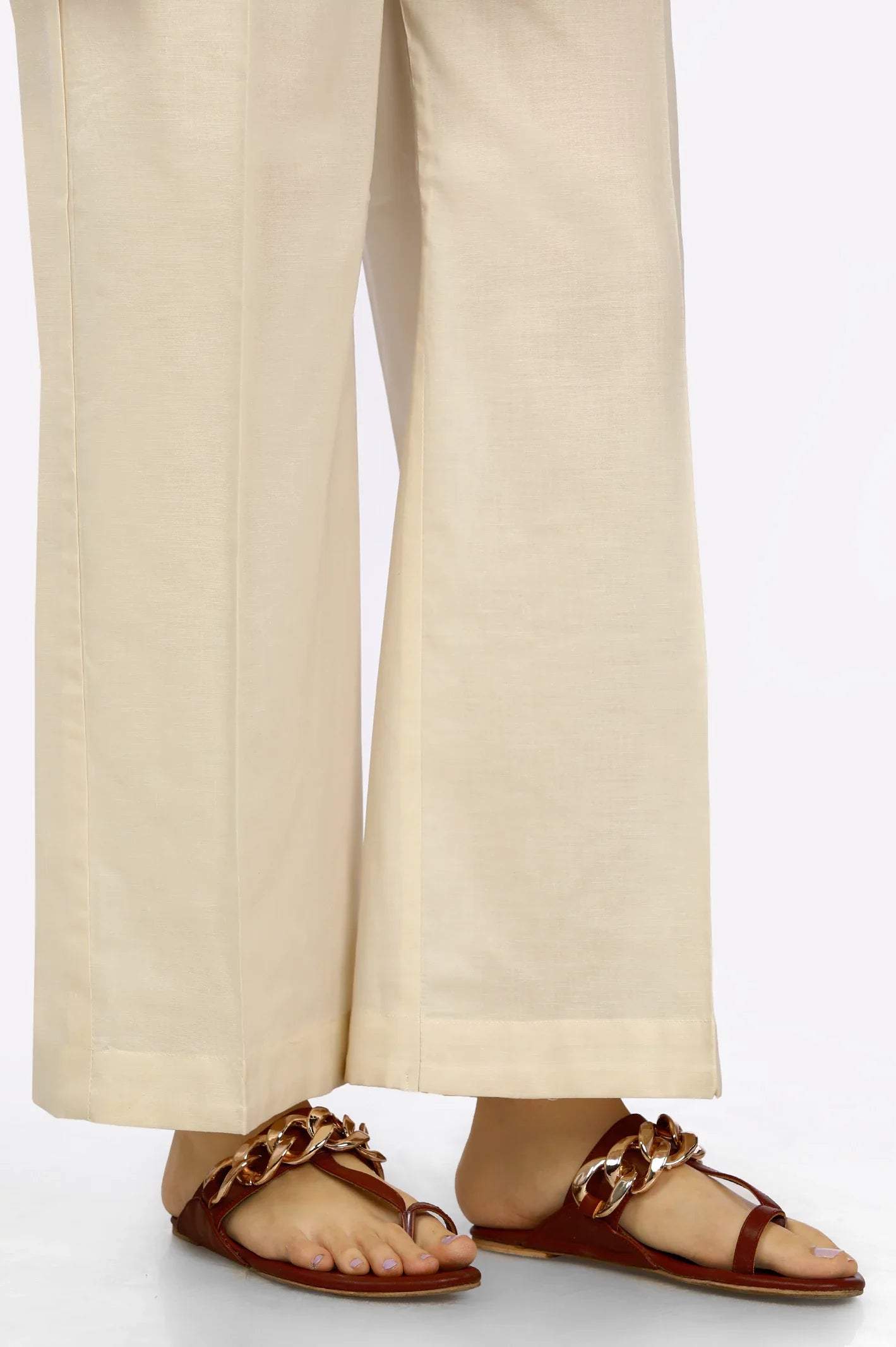 Beige Cambric Trouser - Diners