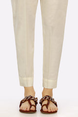 Cream Cambric Trouser From Sohaye By Diners