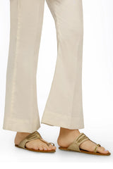 Cream Cambric Trouser From Sohaye By Diners