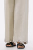 Beige Embroidered Trouser for Women