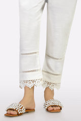 Light Beige Lace Trouser