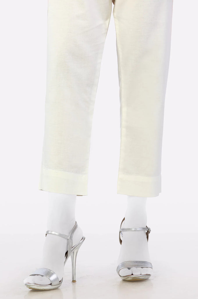 Women Cream Cambric Trouser