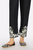 Black Embroidered Trouser