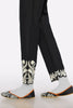 Black Embroidered Trouser