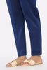 Navy Blue Plain Trouser From Sohaye By Diners