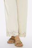 Cream Embroidered Trouser