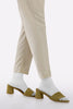 Beige Plain Trouser