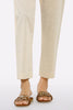 Beige Plain Trouser