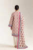 Printed Lawn Offwhite Unstitched 3Pc