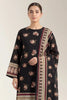 Printed Lawn Black Unstitched 3Pc