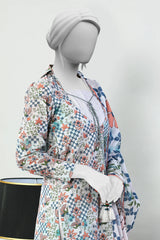 3PC Unstitched Lawn Printed Suit - Diners