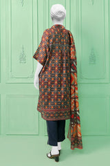 3PC Unstitched Lawn Printed Suit - Diners