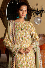 Viscose Digital Printed 3PC Unstitched Suit From Sohaye by Diners