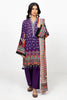 Purple Khaddar Printed 3PC Unstitched Suit From Sohaye By Diners