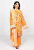 Orange Khaddar Printed 3PC Unstitched Suit From Sohaye By Diners