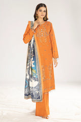 Khaddar Embroidered 3PC Unstitched Suit From Sohaye by Diners