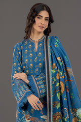 Khaddar Printed 3PC Unstitched Suit From Sohaye