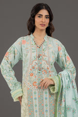 Khaddar Printed 3PC Unstitched Suit From Sohaye