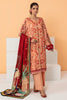 Light Brown Viscose Printed 3PC Unstitched From Sohaye By Diners