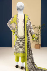 Green Printed 3PC Unstitched - Ilaf Summer Collection From Sohaye By Diners