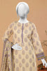 Light Beige Printed 3PC Unstitched From Sohaye By Diners