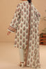 Beige Printed 3PC Unstitched From Sohaye By Diners