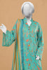 Sea Green Printed 3PC Unstitched From Sohaye By Diners