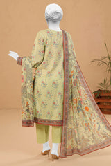 Light Green Printed 3PC Unstitched From Sohaye By Diners