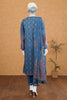 Blue Printed 3PC UnstitchedFrom Sohaye By Diners