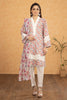 White Shiffli Printed 3PC Unstitched From Sohaye By Diners