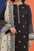 Black Embroidered 3PC Unstitched From Sohaye By Diners