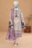 White 3PC Unstitched Printed Suit