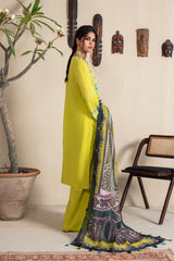 Light Green Embroidered 3PC Unstitched