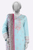 Sky Blue Embroidered 3PC Unstitched For Women