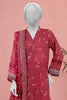 Magenta Embroidered 3PC Unstitched