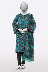 Black Printed 3PC Unstitched Lawn Suit For Women From Sohaye By Diners