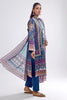 Blue Printed 3PC Unstitched