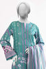 Green Printed 3PC Unstitched