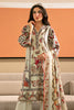 Beige Printed 3PC Unstitched