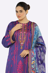 Embroidered 3PC Unstitched