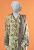 Medium Green Printed 3PC Unstitched For Women