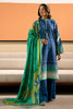 Blue Printed 3PC Unstitched