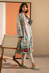Grey Printed 3PC Unstitched